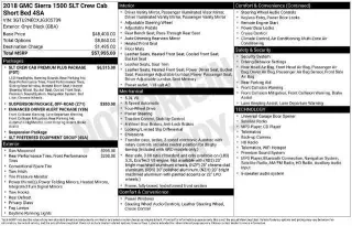 GMC Sierra 1500 2018 4x4 SLT 4dr Crew Cab 5.8 ft. SB