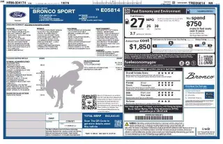 Ford Bronco Sport 2026 AWD Heritage 4dr SUV