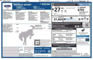 Ford Bronco Sport 2026 AWD Big Bend 4dr SUV