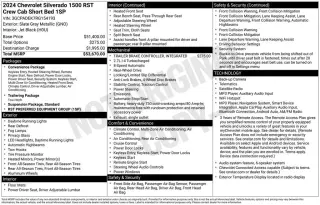 Chevrolet Silverado 1500 2024 4x2 RST 4dr Cabina Crew 5.8 ft. SB