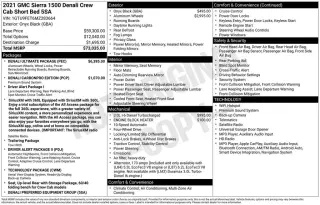 GMC Sierra 1500 2021 4x4 Denali 4dr Crew Cab 5.8 ft. SB