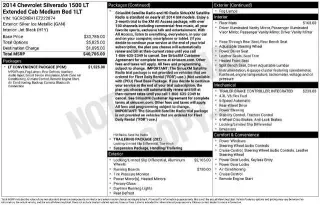 Chevrolet Silverado 1500 2014 4x2 LT 4dr Double Cab 6.5 ft. SB