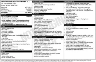 Chevrolet Bolt EUV 2023 Premier 4dr Hatchback