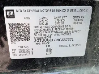 GMC Sierra 1500 2022 4x4 Denali 4 puertas Crew Cab Caja Corta de 5.8 pies
