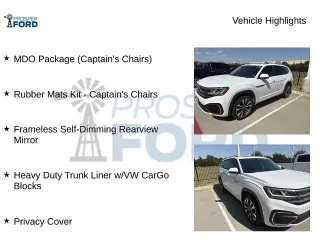 Volkswagen Atlas 2021 V6 SEL R-Line 4dr SUV (midyear release)