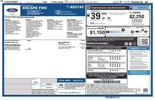 Ford Escape Hybrid 2023 ST-Line 4dr SUV
