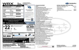 2025 Subaru WRX