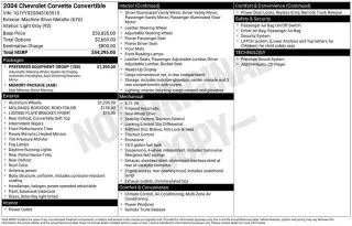 Chevrolet Corvette 2004 2 Descapotable