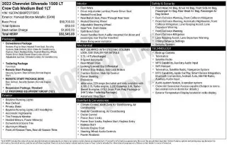 Chevrolet Silverado 1500 2023 4x2 LT 4dr Crew Cab 5.8 ft. SB