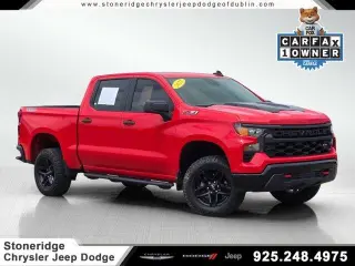 Chevrolet Silverado 1500 2022 4x4 Custom Trail Boss Cabina Crew 4 puertas SB de 5.8 pies