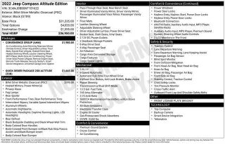 Jeep Compass 2022 4x4 Latitude 4dr SUV