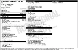 Nissan Titan 2012 4x2 S 4dr Crew Cab Camioneta Corta