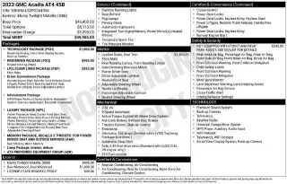 GMC Acadia 2023 4x4 AT4 4dr SUV