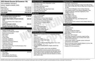 Buick Encore GX 2023 AWD Essence 4 puertas crossover