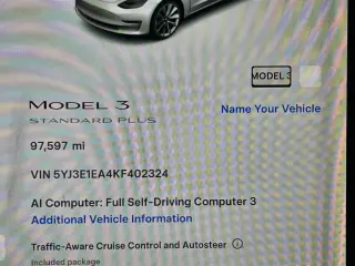 Tesla Model 3 2019 Alcance Medio 4dr Fastback