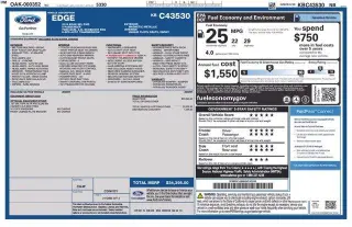 Ford Edge 2019 SEL 4dr Crossover