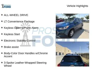 Chevrolet Trax 2019 AWD LT 4dr Crossover