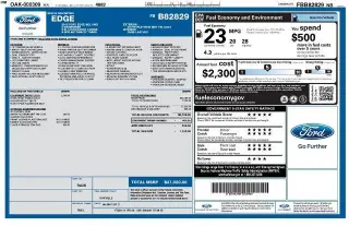Ford Edge 2015 AWD SEL 4dr Crossover