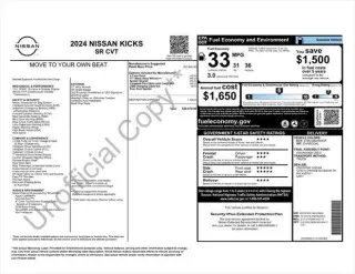 Nissan Kicks 2024 SR 4dr Crossover