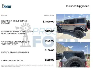 Ford Bronco 2022 4x4 Base Advanced 4p SUV