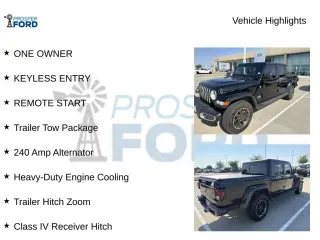 Jeep Gladiator 2023 4x4 Overland 4p Cabina de Tripulante 5.0 ft. CB
