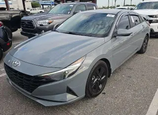 Hyundai ELANTRA Híbrido 2021 Azul 4p Sedán