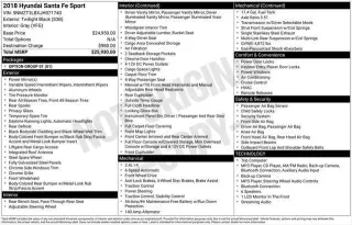 Hyundai SANTA FE Sport 2018 2.4L 4p SUV