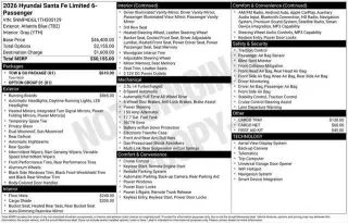 Hyundai SANTA FE 2026 AWD Limited 4dr SUV