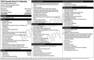 Hyundai SANTA FE 2022 AWD Calligraphy 4dr Crossover