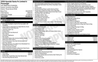 Hyundai SANTA FE 2026 Limited 4dr SUV