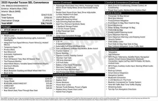 Hyundai TUCSON 2025 AWD SEL Conveniencia 4p SUV