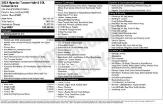Hyundai TUCSON Hybrid 2024 4x4 SEL Conveniencia 4p SUV