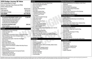 Dodge Journey 2020 SE Valor 4p SUV