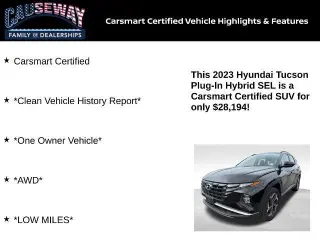 Hyundai TUCSON Plug-in Hybrid 2023 AWD SEL 4dr SUV