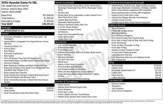 Hyundai SANTA FE 2026 SEL 4p SUV