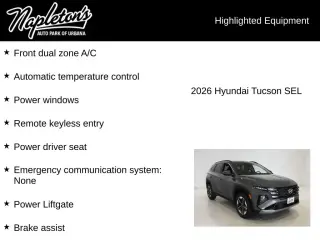 Hyundai TUCSON 2026 AWD SEL 4dr SUV
