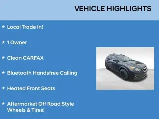 Subaru XV Crosstrek 2014 AWD 2.0i Premium 4dr Crossover CVT