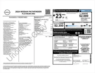 Nissan Pathfinder 2024 Platinum 4p SUV