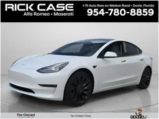 Tesla Modelo 3 2022 AWD Performance Sedán 4p