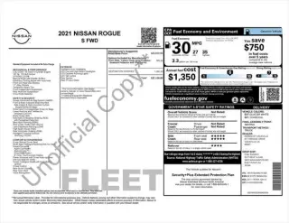 Nissan Rogue 2021 S 4dr Crossover Universal