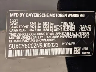 BMW X6 2022 AWD xDrive40i 4p Sports Activity Coupe