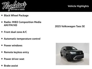 Volkswagen Taos 2025 SE 4dr SUV