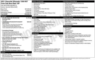 Chevrolet Silverado 1500 2021 4x4 RST 4p Crew Cab 5.8 ft. CB