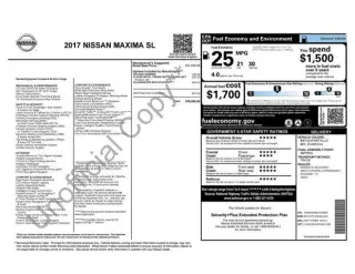 Nissan Maxima 2017 3.5 SL 4p Sedan