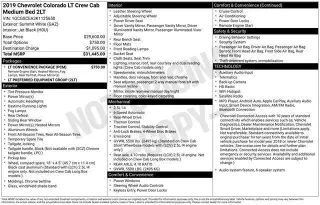Chevrolet Colorado 2019 4x2 LT 4dr Crew Cab 5 ft. SB