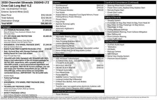 Chevrolet Silverado 3500HD 2020 4x4 LTZ 4dr Crew Cab SB SRW