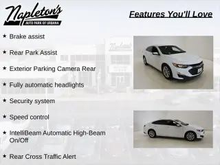 Chevrolet Malibu 2021 LT sedán 4 puertas