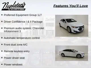Chevrolet Malibu 2021 LT sedán 4 puertas