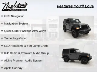 Jeep Wrangler 2022 4x4 Willys 2dr SUV