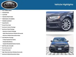Audi A3 2015 AWD 2.0T quattro Premium 4dr Sedán